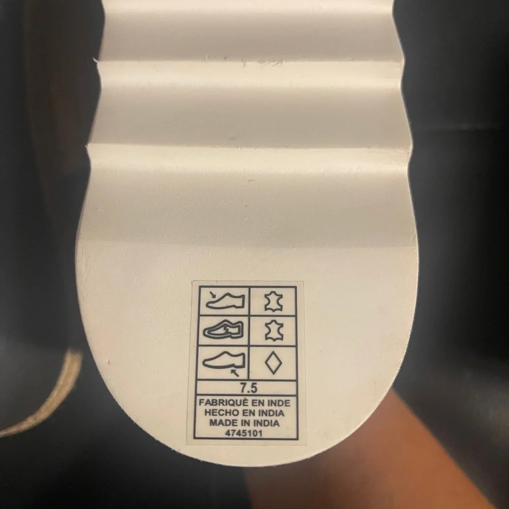 ❌Sold❌Free People Santorini Espadrille Platform Sandal Sz 7.5 RoseGold Leather - Picture 5 of 7